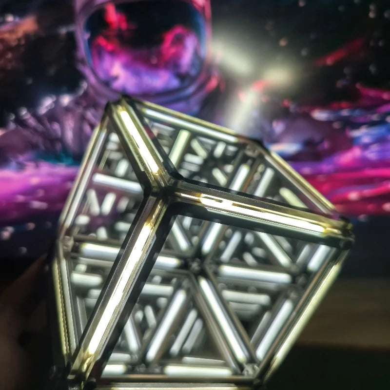 Hypercube 4D Tech Atmosphere Light