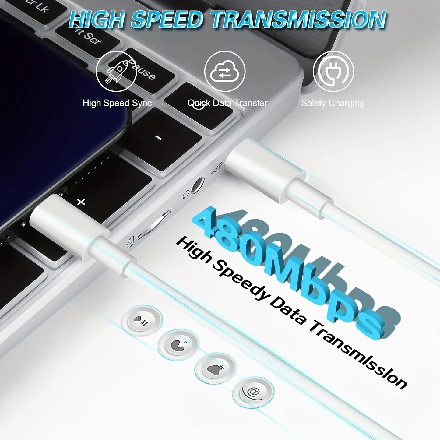 Fast Charge Kit for iPhone — 20W + 10FT USB-C Cable