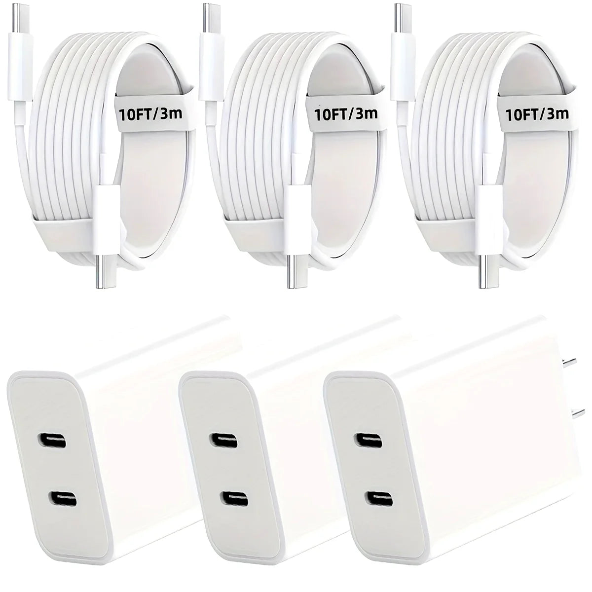 Fast Charge Kit for iPhone — 20W + 10FT USB-C Cable