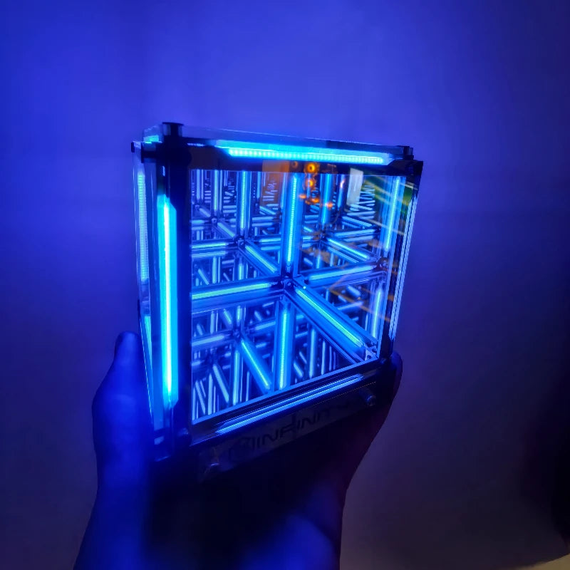 Hypercube 4D Tech Atmosphere Light