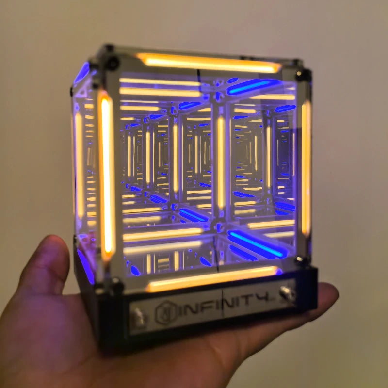 Hypercube 4D Tech Atmosphere Light