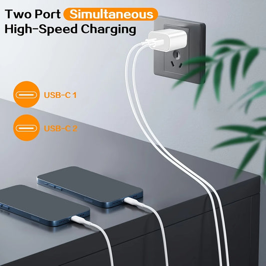 Fast Charge Kit for iPhone — 20W + 10FT USB-C Cable