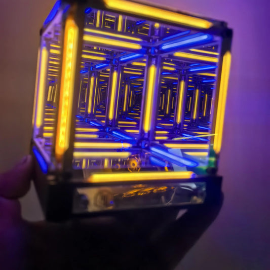 Hypercube 4D Tech Atmosphere Light
