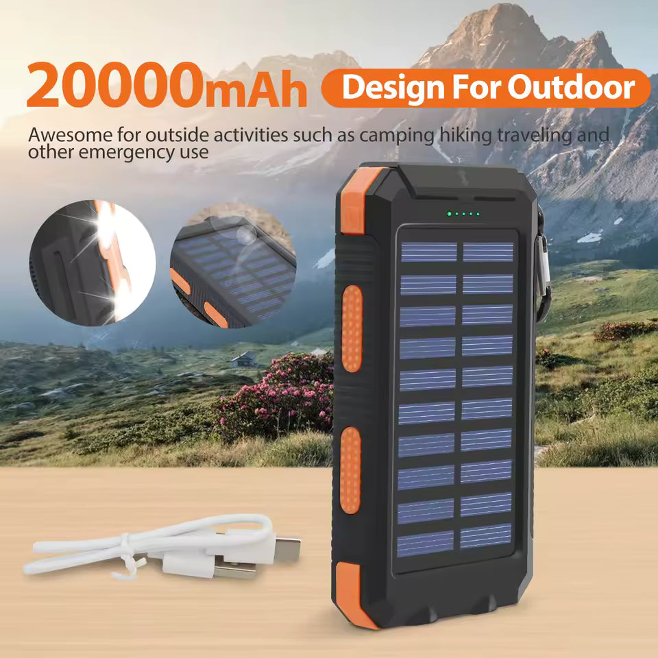 Portable Solar Charger Powerbank