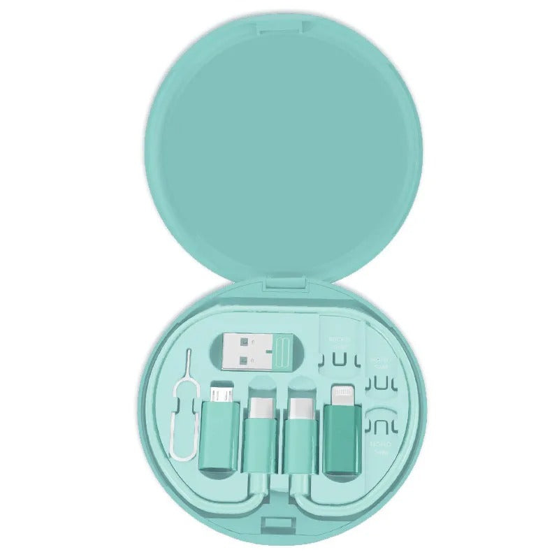 Universal 60W USB-C Cable Kit – Type-C, Lightning & Micro Adapter Set