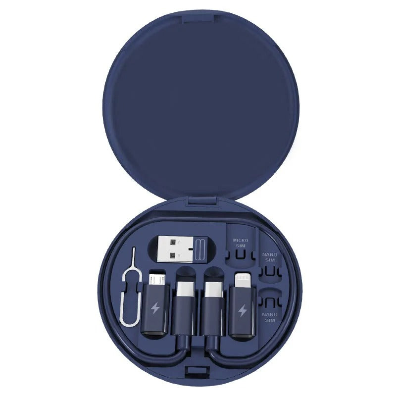 Universal 60W USB-C Cable Kit – Type-C, Lightning & Micro Adapter Set