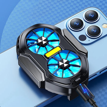 Dual Fan Phone Cooler | Plug-In & Rechargeable Radiator