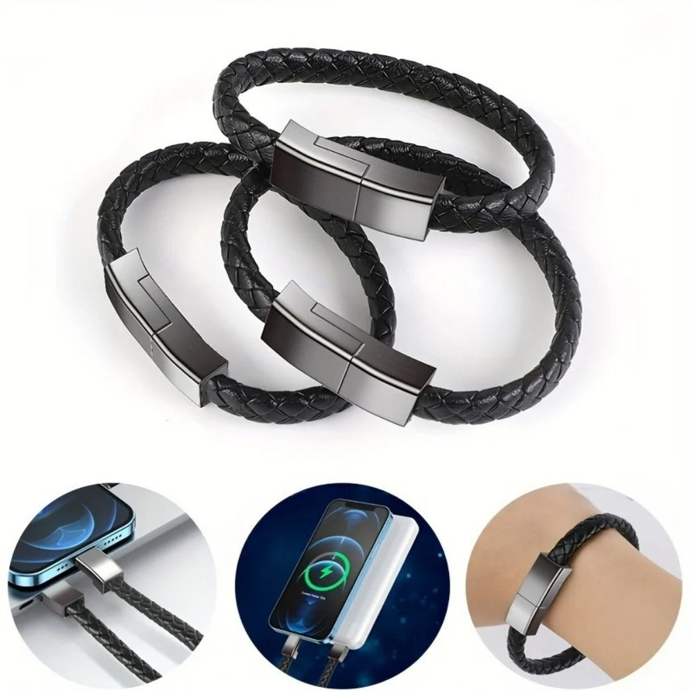 Portable USB To Type C Charging Bracelet