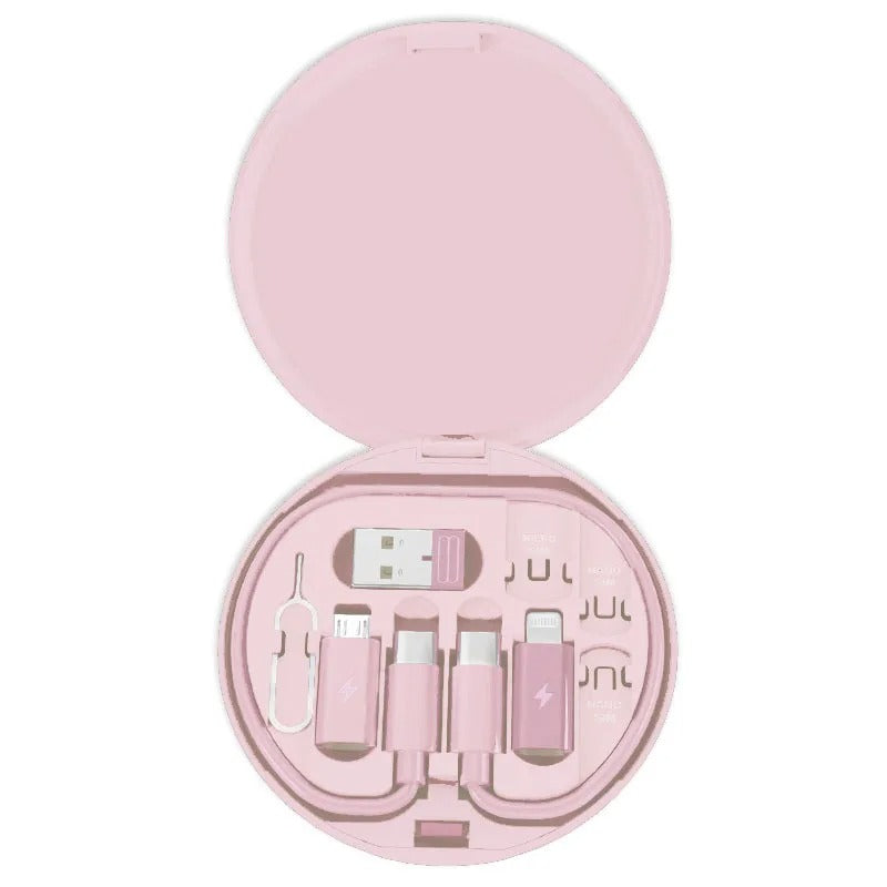 Universal 60W USB-C Cable Kit – Type-C, Lightning & Micro Adapter Set